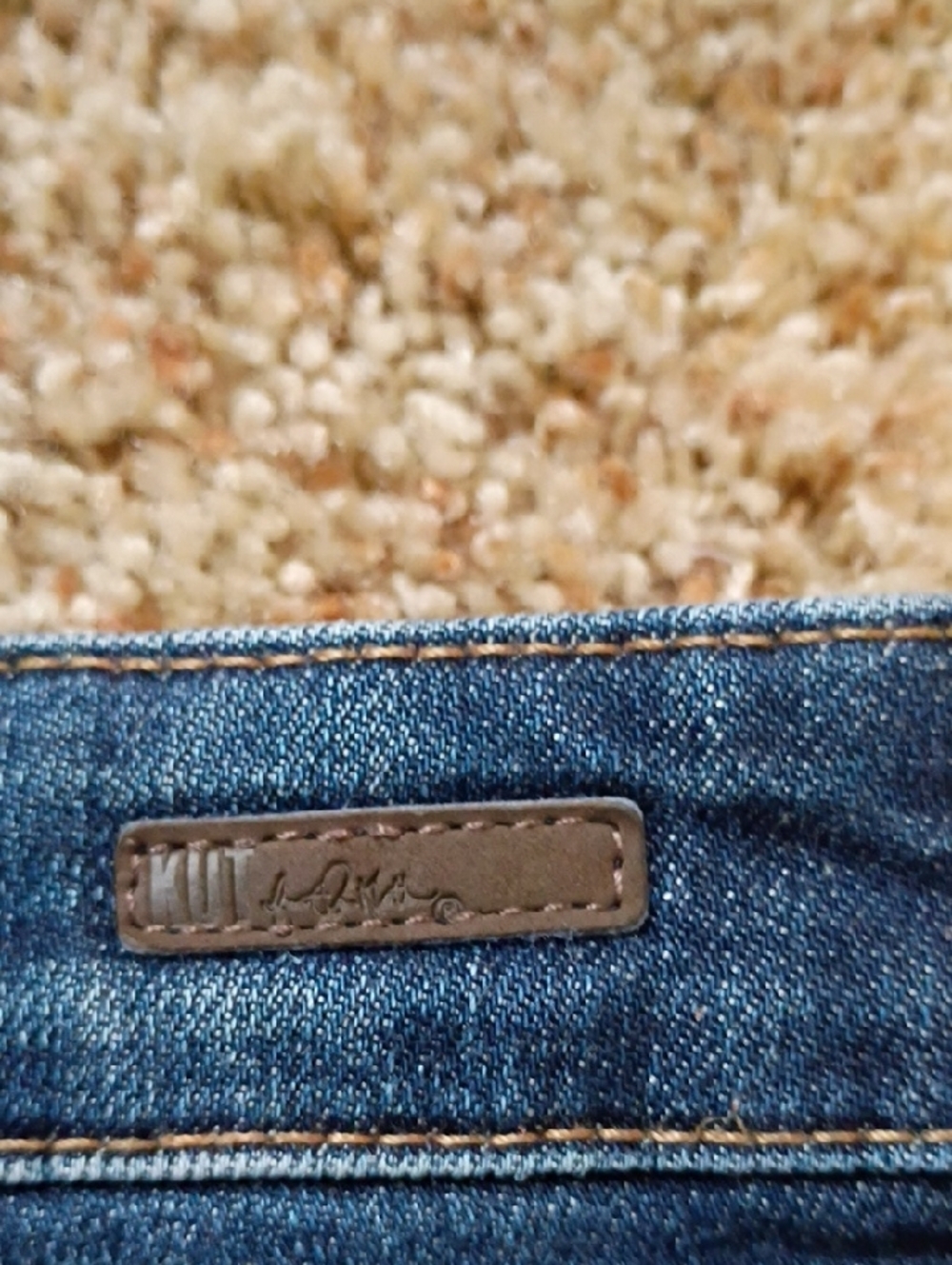 Kut By Cloth Women's Dark Blue Denim Bermuda Shorts - Picture 13 of 13